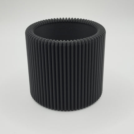 Modern Design Ribbed Pencil and Pen Holder
